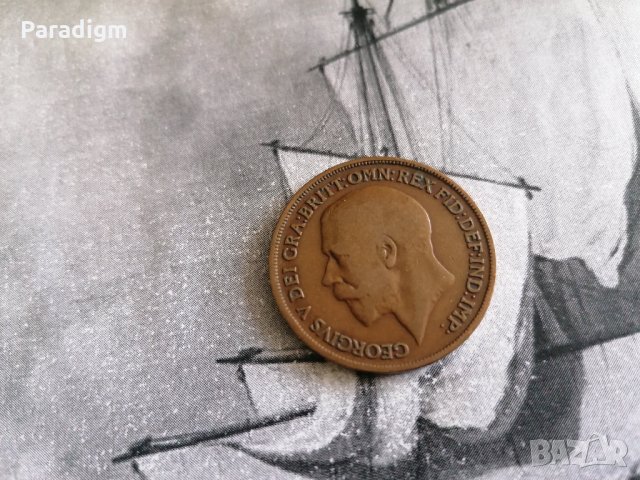 Монета - Великобритания - 1 пени | 1914г., снимка 2 - Нумизматика и бонистика - 33344349
