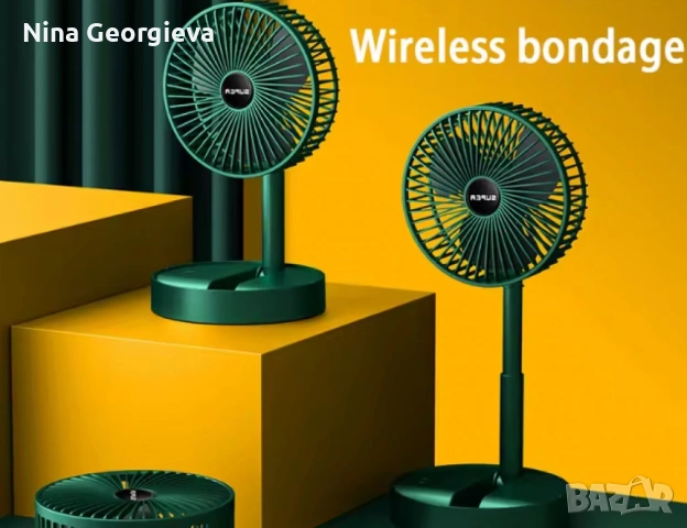 Компактен, модерен и преносим мини вентилатор, снимка 2 - Друга електроника - 53307520