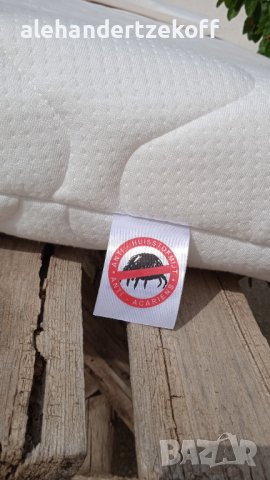 Детски бебешки матрак BAMBOO 60/120/12 см с мемори възглавница, снимка 2 - Бебешки легла и матраци - 37063381