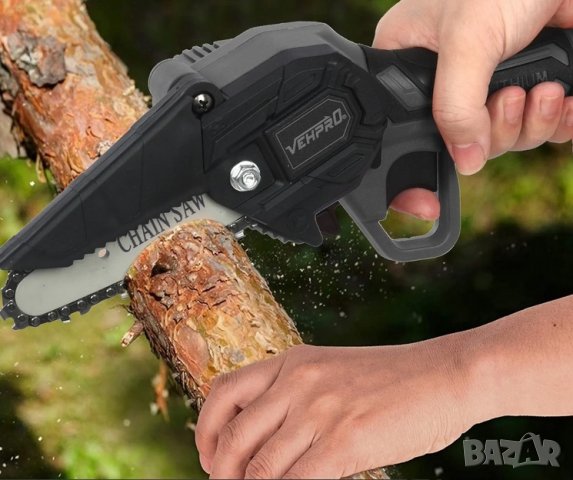 Мини акумулаторен трион 6 инча с 2 броя батерии 24V, снимка 3 - Други инструменти - 36752711