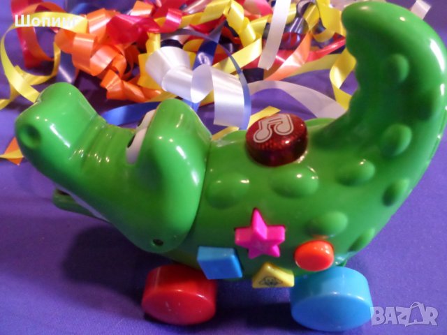 Бебешко радио Vtech и Крокодилче с български песни, снимка 4 - Музикални играчки - 29013740