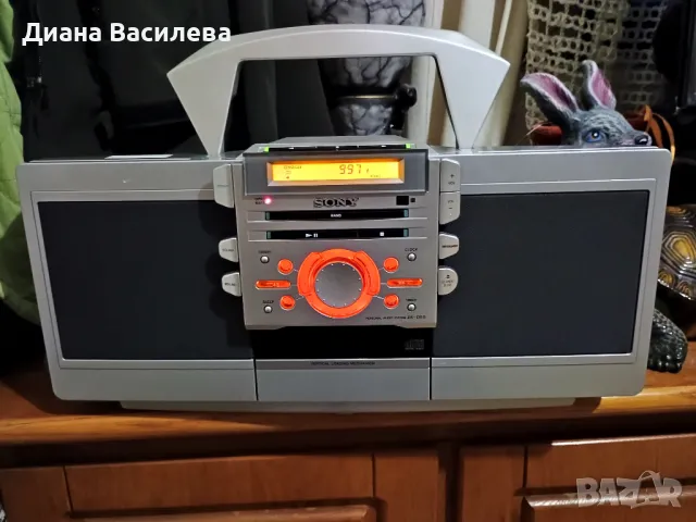 KA83□SONY 付き合い オーディオシステム ZS-D55 CDラジカセ MD