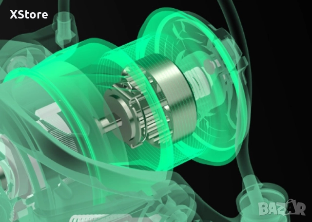 Макара за спининг с метална шпула и стоп лагер Osako, снимка 4 - Макари - 52520307