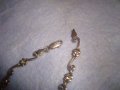 СТАРА СКЪПОЦЕННА АР НУВО ФЛОРАЛНА с ЧЕТИРИЛИСТНИ ДЕТЕЛИНКИ ГРИВНА СРЕБРО 900 РЪЧНА ИЗРАБОТКА 28715 , снимка 10