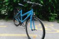 НОВ Дамски Градски велосипед 28'' Street Trekking Lady, Небесно син - Стилен и практичен за града!, снимка 3