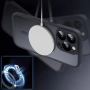 Калъф Go Boy Акрилен Силикон Мат MagSafe / Черна рамка / за iPhone 17 6.3 Баркод : 3132850, снимка 4