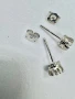 Сребърни обеци с мойсанит (Диамант) 0.5 карата, снимка 9