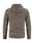 Ежедневно мъжко плетено яке с качулка и цип, 5цвята , снимка 14