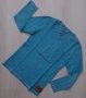 Блуза в цвят аква с винтидж ефект, снимка 1 - Детски Блузи и туники - 26305637