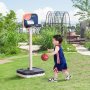 Детски баскетболен кош и обръч HOMCOM внос от Германия, снимка 1