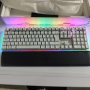 Механична RGB клавиатура Newskill Suiko Ivory, включена опора за китка