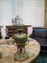 Чифт страхотни антикварни английски бронзови газени лампи , снимка 7
