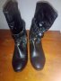 Дамски обувки , боти , черни, снимка 1 - Дамски боти - 27859949