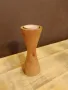 Дървен свещник , снимка 1