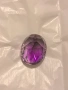 Натурален аметист 24.86 ct- дълбоко лилав, сертификат ALGT, снимка 1
