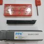 Комплект 2 стругарски ножа 12 мм. с 10 пластини DCMT070204 и ключ, снимка 2