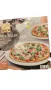 Комплект тави за печене на пица с хромирана метална стойка, снимка 6