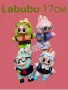 Лабубу плюшена играчка Labubu с очила и аксесоари, 17см , снимка 1