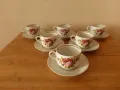 Руски порцеланов сервиз за кафе Вербилки 1980 г 2, снимка 9