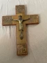 Антика!Християнски Кръст в стил Арт Деко с евангелистите около 1930 г., снимка 3