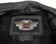 HARLEY DAVIDSON Харли Оригинално Кожено Рокерско Яке Рокерия L-XL, снимка 6