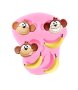 3 маймунки маймуна и банани силиконов молд форма декорация и украса фондан шоколад тесто, снимка 2