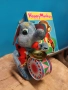 Стара японска механична играчка слон музикант., снимка 2