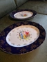 2 бр. Големи чинии от ОРИГИНАЛЕН ЧЕШКИ КОБАЛТ, снимка 2