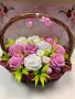 цветя от ароматен глицеринов сапун и Българска роза , снимка 8