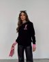 ✨Louis Vuitton Barbie черна дамска блуза✨, снимка 1 - Блузи с дълъг ръкав и пуловери - 43375881