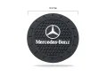Силиконова anti-slip подложка за чаши за автомобил Mercedes - неплъзгъща се, 7см диаметър, снимка 1