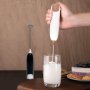 Електрически пенообразувател, бъркалка за Разбиване на Фрапе, Кафе, Капучино, мляко, сметана, яйца, снимка 1 - Миксери - 43211721