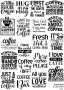 Скрапбук стикери декорация планер quotes фрази кафе coffee самозалепващ лист А5, снимка 1 - Други - 37763152