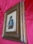 Стара Авторска Английска Картина Подписана, снимка 3