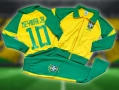 Детски футболен екип Бразилия Неймар анцуг Brazil комплект горнище и долнище Neymar Jr., снимка 1