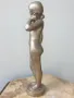 Съветска руска скулптура/метална фигура на гола жена/еротика/статуетка 30см-1кг, снимка 4