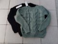 Дамски изчистен пуловер в 6 цвятя, снимка 1 - Блузи с дълъг ръкав и пуловери - 34760359