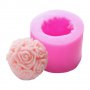 Силиконова форма за свещи - топка от рози Молд цветя свещ роза, снимка 1 - Други стоки за дома - 28823108