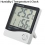 Цифров термометър, часовник и влагомер HTC-1, снимка 1 - Други стоки за дома - 28443755