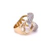 Златен дамски пръстен 9,24гр. размер:61 14кр. проба:585 модел:21870-6, снимка 2