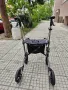 Сгъваема Професионална Проходилка за болни и възрастни хора със стойка за бастун и седалка , снимка 4