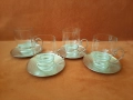 Руски стакани и подстакани 6 броя, снимка 1