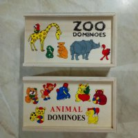 Ново дървено домино ZOO и ANIMAL, снимка 5 - Образователни игри - 38903012