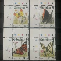 430. Гибралтар 1997 = “ Фауна. Пеперудите на Гибралтар ” ,**,MNH, снимка 1 - Филателия - 31904024