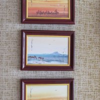 Серия малки традиционни картини живопис в рамка- Монголия, снимка 7 - Други ценни предмети - 25853564