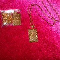 Продавам нов дамски позлатен ланец с корана, снимка 9 - Колиета, медальони, синджири - 24693017