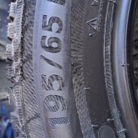 1бр зимна гума 195 65 15 Michelin 2015г 8мм грайфер , снимка 6 - Гуми и джанти - 43549753
