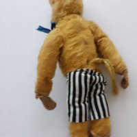 Стара играчка маймуна напълнена със слам , снимка 9 - Колекции - 43886650
