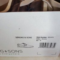 Стилни мъжки обувки от естествена кожа Sondag& Sons №46, снимка 10 - Ежедневни обувки - 26457073