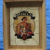 Стара дървена кутия PADILLA, снимка 3 - Антикварни и старинни предмети - 34605626